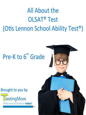 cover image of All About the OLSAT&#174; Test: Crash Course for the Otis-Lennon School Ability Test&#174; Pre-K to 8th Grade